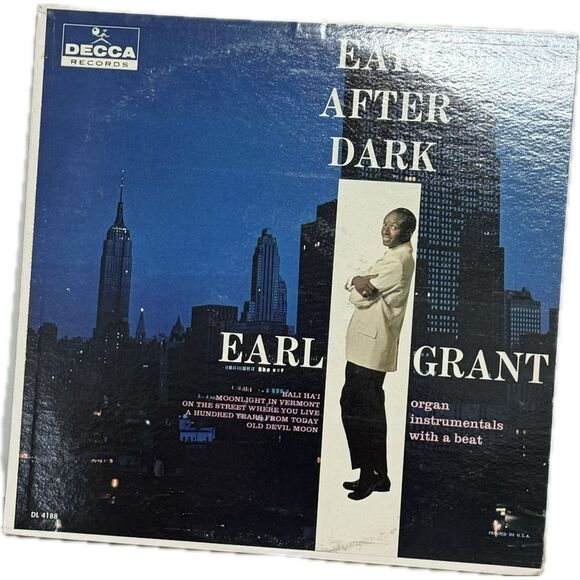 Earl Grant Vinyl Record - Blue and Black Cover - Picture 1 of 2